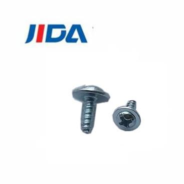 Allen Flat Pan Head Self Tapping Machine Screw ST3x8 Blue White Zinc
