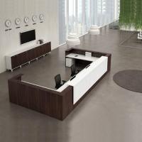 Style moderne de réception de bureau d'accueil de salon avec le panneau de mélamine