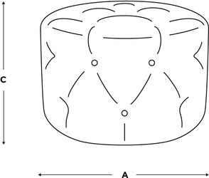 Upholstered Seat Ottoman Furniture Green Velvet Button Tufted Velvet Ottoman Stool