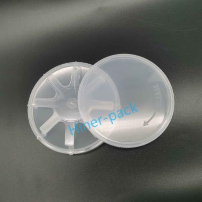 3 polegadas Single Wafer Carrier Carrier Material de PP natural para armazenamento