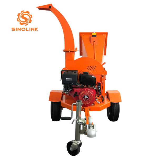 120mm Self Feeding Wood Chipper Equipment Leaves Garden Branch Shredder Machine