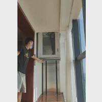 Painel de Toque de Segurança Cabina nua Elevadores hidráulicos / PLC Elevador hidráulico para casa