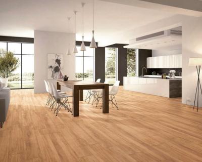 Le bois d'ISO13006 200x1200mm effectuent les tuiles extérieures de porcelaine, tuile en bois multicolore de la catégorie D.C.A.
