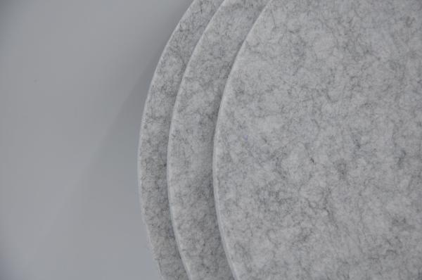 Auditorium Soundproof Round Acoustic Panels Fire Retardant Acoustic Cinema Wall Panels