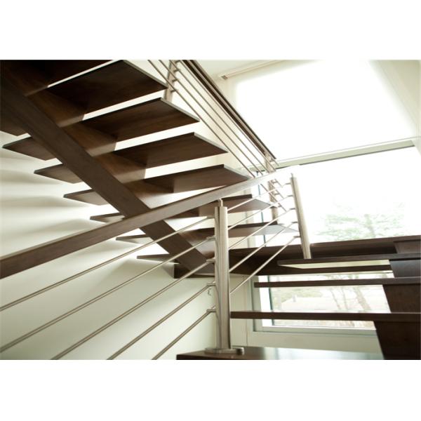 Terrace Stainless Steel Rod Balustrade With 8mm / 12mm Solid Rod , 12.7mm Hollow Tube