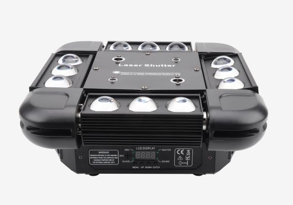 Red And Green Laser Beam Moving Head Light With 2 Strobe Lamp Beads