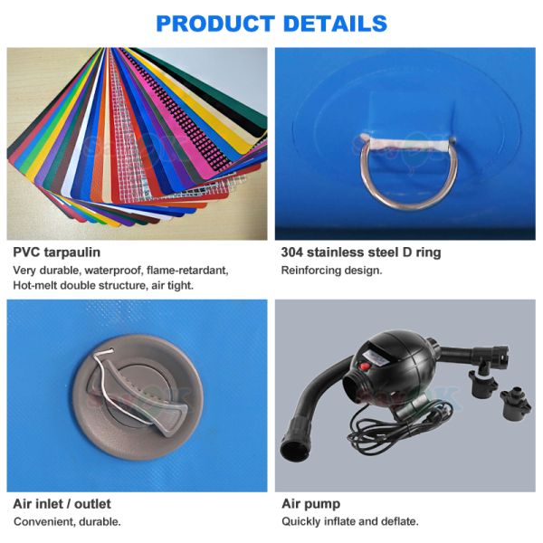 Weather-resistant Inflatable Emergency Tent with Easy Setup and 0.6mm PVC Tarpaulin for Disaster Relief