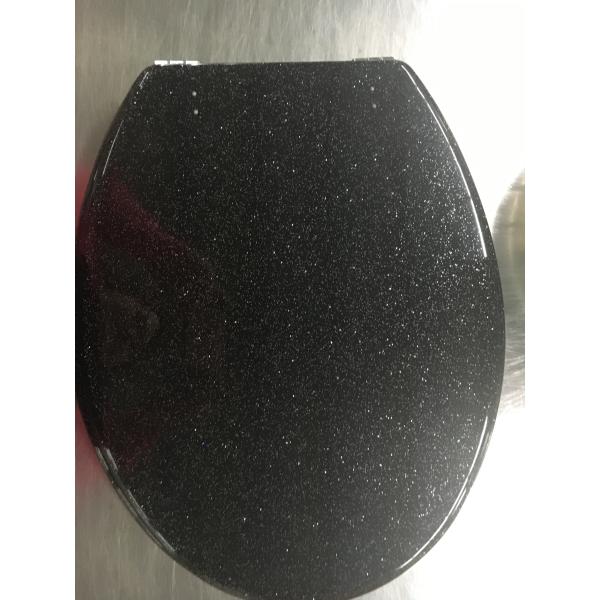 Glitter polyresin toilet seat,color Gilliter,silver glitter,Black Gilliter,Gold Gilliter