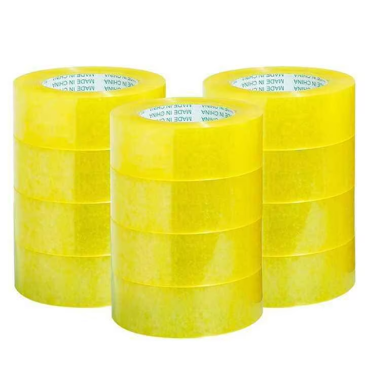 Factory Sales Jumbo Roll BOPP Adhesive Tape Single Sided Acrylic Hot Melt Pressure Sensitive Heat-Resistant for Carton Sealing