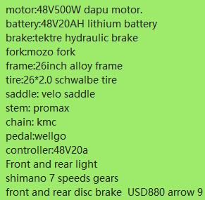 23AH 36v Electric Bike 36v Lithium Battery 36v Ebike