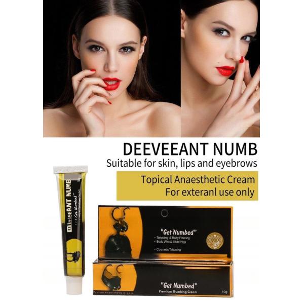 Original Deeveeant Numbing Cream for Body Tattoo Piercing Miro-Blading Semi-Permanent Makup Painless