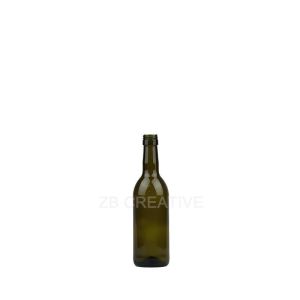 250ml One-Third Bordeaux Glass Bottle Screw Top For Sample Wine 200g 1255S