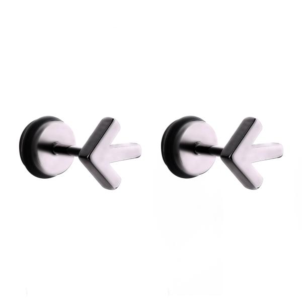 Luxury simple design cute not obvious arrowhead girl kid jewelry gift wear stud earring