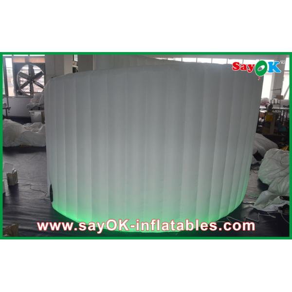 Inflatable Photo Booth Hire Large 4mL X 3mH Inflatable Spiral Wall , Strong Oxford Cloth LED Wall
