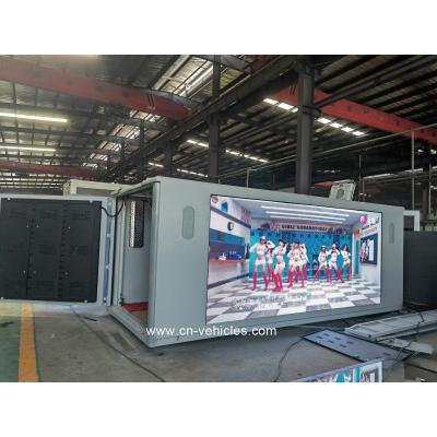 Chengli 16FT 18F 3 Sided LED Screen Advertising Van Customized Mobile LED Display Box