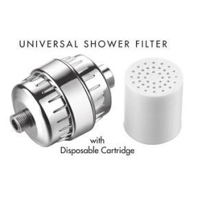 Galvanize o filtro da cabeça de chuveiro da água dura, aço de Stanless do