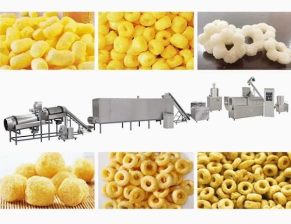 Les puces croustillantes de casse-croûte/vis/Shell/ont fait frire la machine d'extrudeuse de casse-croûte de granules
