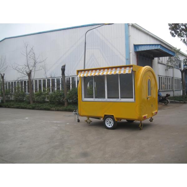 Modern Style Food Cart Refrigerator for Customized Color Ice Cream Cart Shop Hot Dog