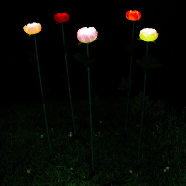 LED Simulation Peony Lights Wedding Scene Layout Lighting Festival Commercial Beauty Display Bright Decoration