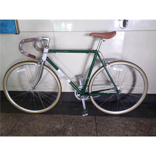 Ride in Style Men's Vintage Single Speed Bicycle with Steel Fork and Kenda 700C Tires