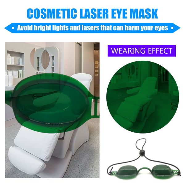 2024 Hot Sale High Quality Sunbathing Goggles Soft Silicone Eyepatch Adjustable Eyewear Protection Beauty IPL-Laser Eyecup