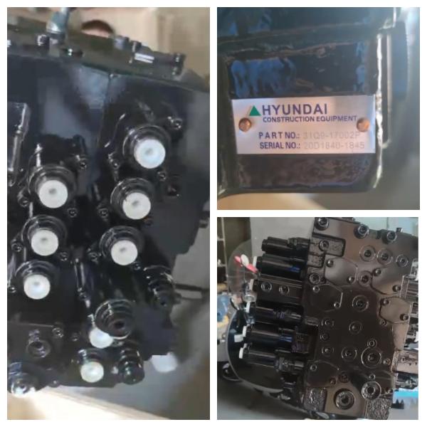 Original hyundai R485 Excavator Spare Parts Fan Motor 31Q9-30213