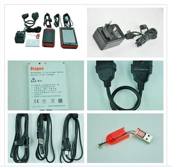Launch X431 Diagun Red Box For X431 Diagun PDA+Bluetooth+Charger+Battery etc