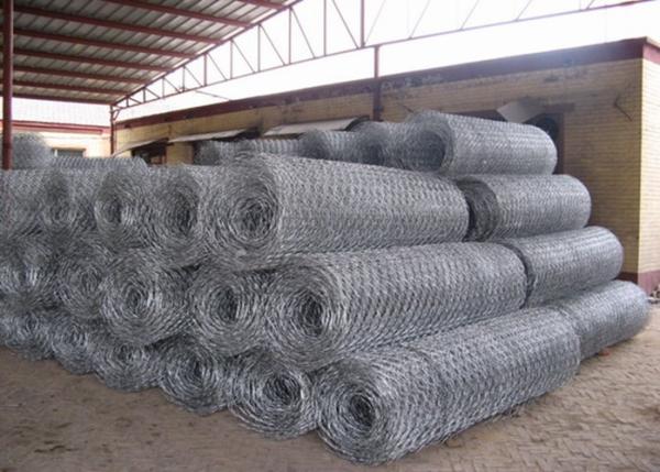 Security Gabion Wire Mesh For Embankment / Dike , Corrosion Resistance