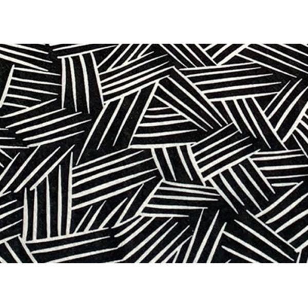 PET Slat Acoustic Panel 12mm Walnut Woodgrain Linear Design