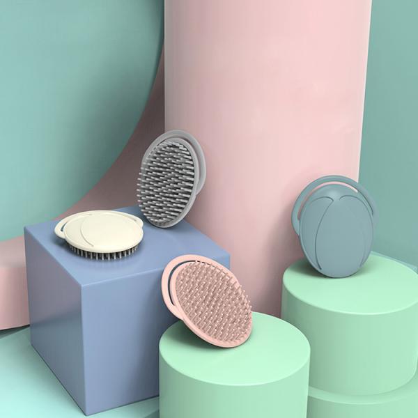 Waterproof Baby Silicone Products Bath Body Brush Antibacterial Heat Resistant