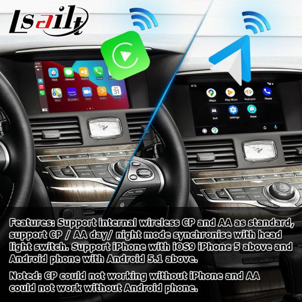 Подъем экрана касания беспроводного Carplay андроида автоматический HD Infiniti M35 M25 Q70 Q70L