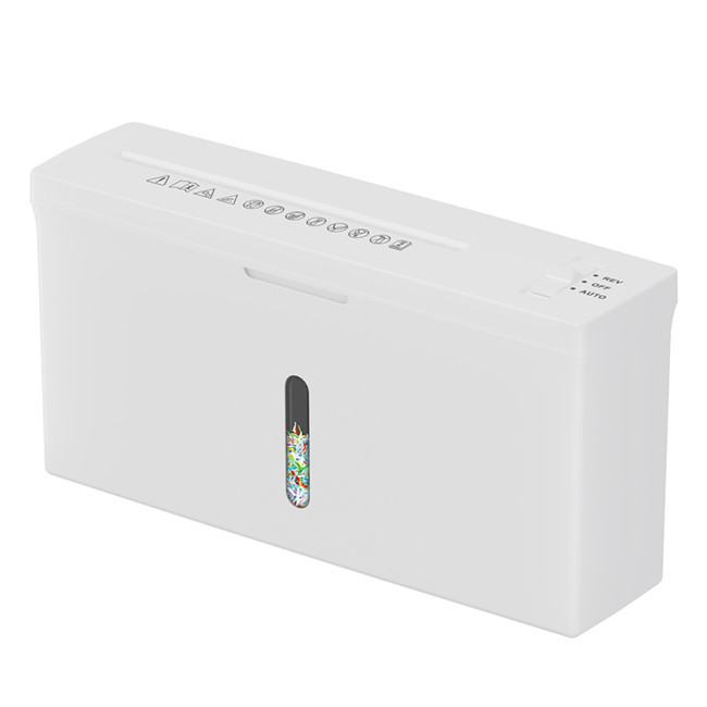 Новый продукт Mini Desk Shredder CS201C 2 листа А4 2 * 12 мм Офисный Домашний 4L Shredding Machine