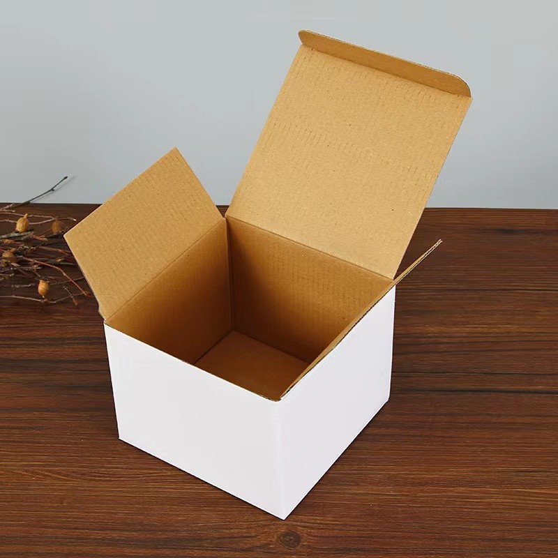 белые картонные коробки 250gsm 12x12x12cm 24x24x24cm 10.3x10.3x11cm