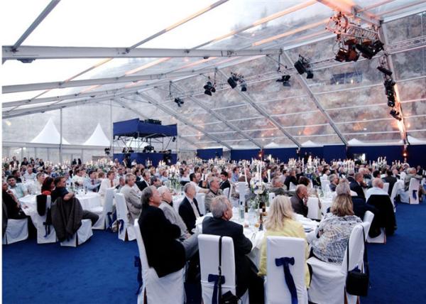 Waterproof White PVC Wedding Outdoor Party Tents For 600 People
