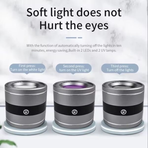10X Magnification Jewelry Screen Magnifier with UV Anti-Counterfeiting and Graduated Scale for Precise Identification