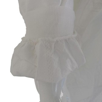 Белые устранимые средства индивидуальной защиты ППЭ Ковералльс 70г