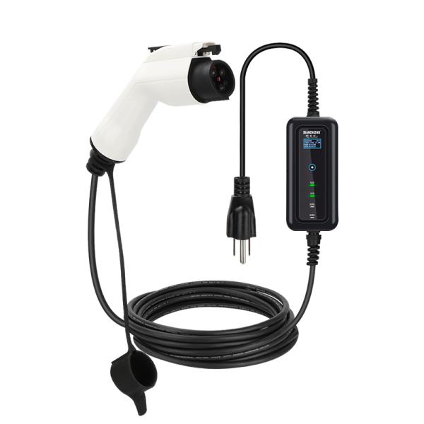 8-32A Adjustable EV Charger GBT Type1 Type2 3.5KW 7KW 11KW 22KW for EV Portability