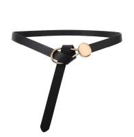Correias de couro da forma das mulheres de 1.8CM com metal da forma da orelha de coelho