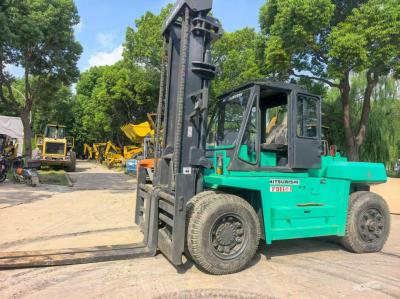 MITSUBISHI used Heavy Equipment Diesel Forklift 15 Ton With Engine Secondhand Forklift Lifting Truck