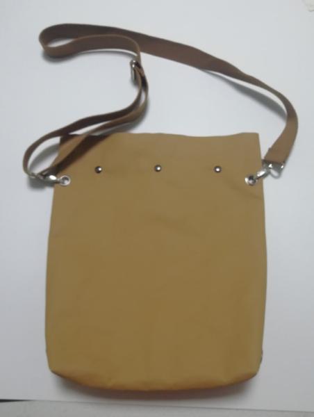 Custom Brown Kraft Paper Washable Shoulder Bag Casual Eco Friendly No Zipper For Men