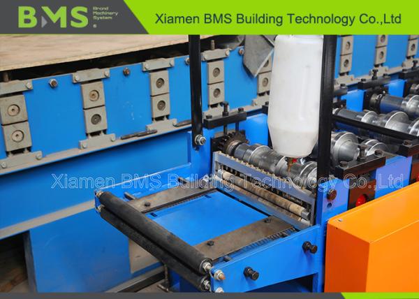 Shelf Step Beam Racking Roll Forming Machine With Saw Cutting Use For Storage