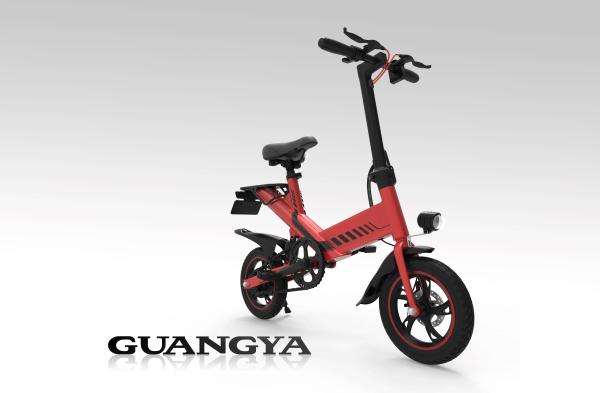Intelligent Adult Folding Electric Bike Leisure Travel Vehicle 25KM/H 7.5AH Battery