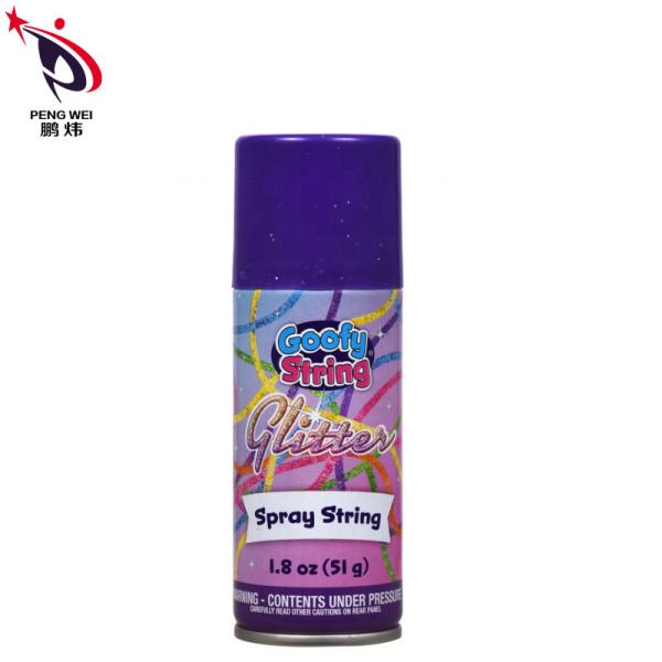 Multi-color wedding birthday party festival christmas party hand spray crazy ribbon silly string spray