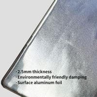 2.5mm pad de redução de vibração de amortecimento brilhante / Automotive Isolamento sonoro e térmico