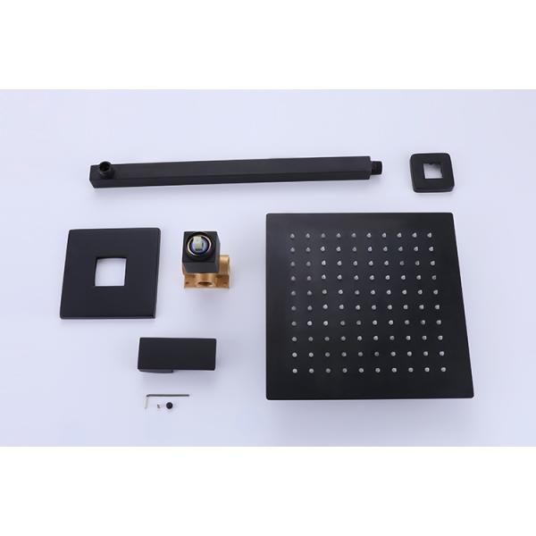 Штейновый черный роскошный набор смесителя Faucets ливня Bathroom дождя