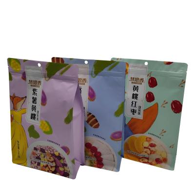Saco de embalagem de plástico de stand up para lanches Granola e muito mais