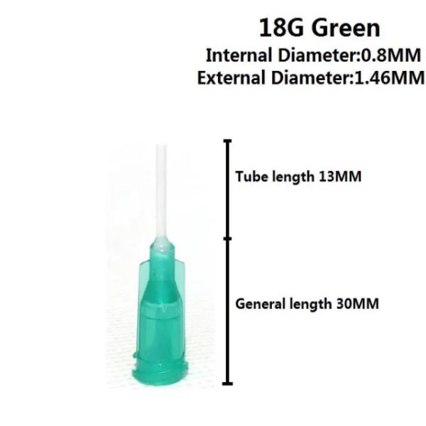 14G-25G Иглы для распределения, PP Гибкие пластиковые концы шприца