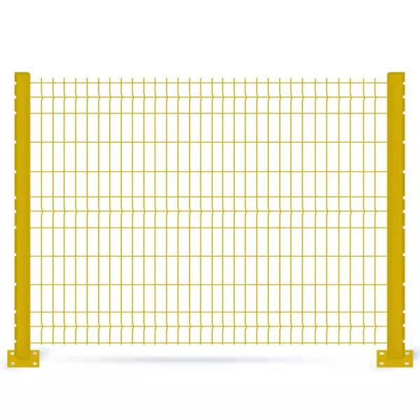 Cerca curvada fio Panel de Q195 Q235 3D 75mmx150mm 60mmx150mm