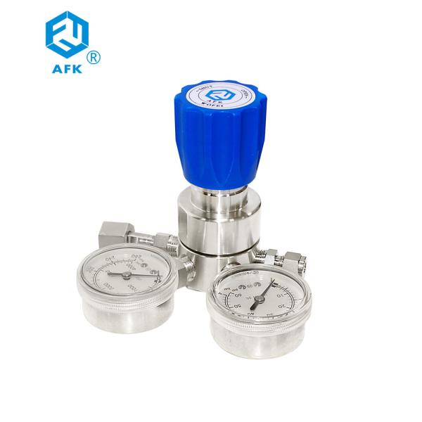 R13 Stainless Steel Pressure Regulator 3000PSI Nitrogen Argon Ammonia Helium