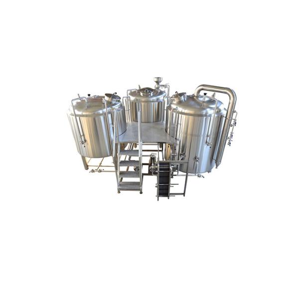 10BBL 3 Vessel Brewhouse with Sanitary Stainless Steel Material And Steam Heated